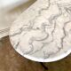 Bistro table in gray marble and cast iron