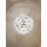 Contemporary Modern Clear "Petals" Glass Chandelier