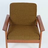 Danish Teak Sessel Easy Chair Armlehnen Vintage 60er Mid-Century