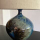 Vintage ceramic lamp signed