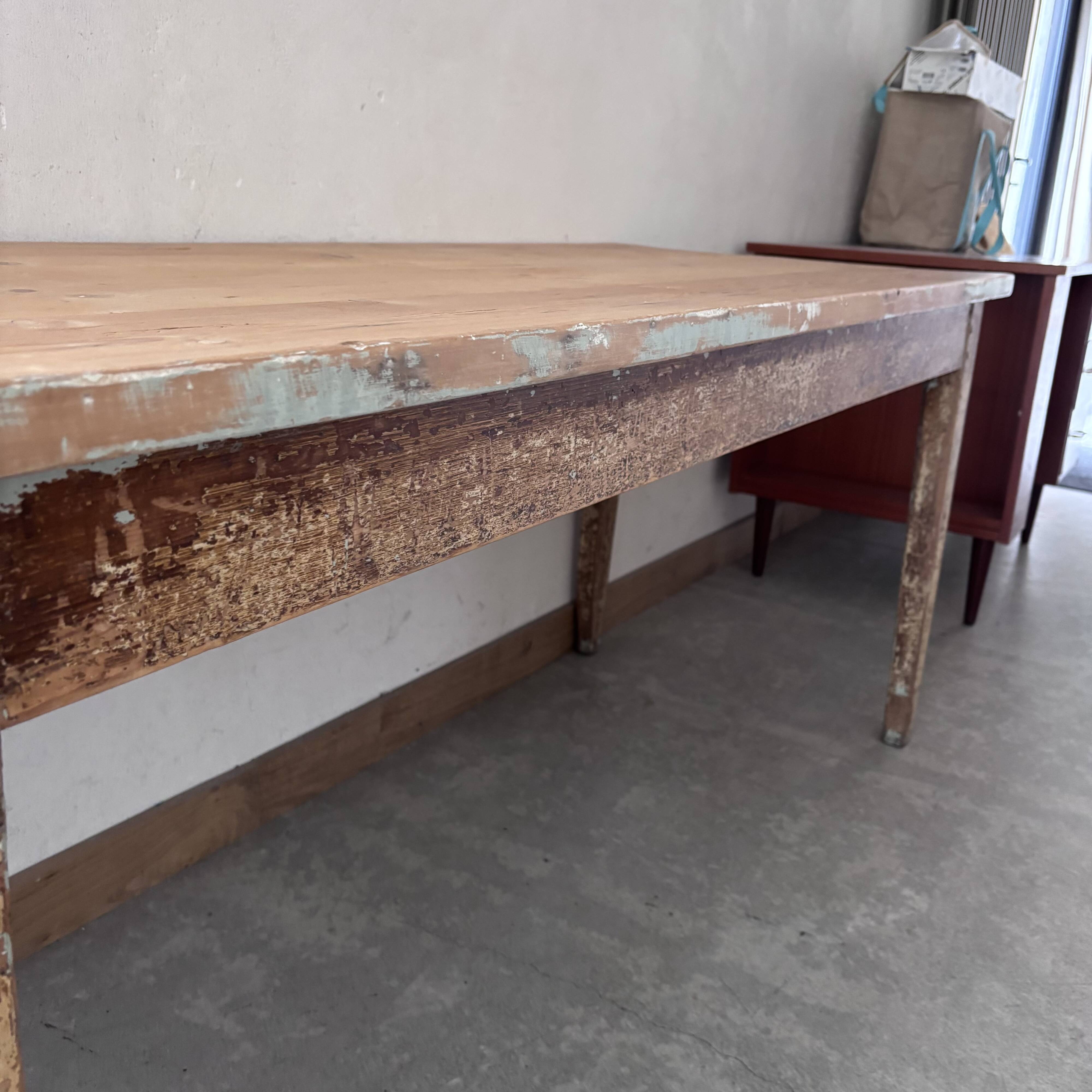 wooden table