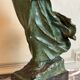 King Lear, green patinated bronze, Victor Rousseau (1865-1954) around 1905