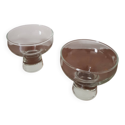 Bougeoir en Métal en Verre, Danemark, 1960s