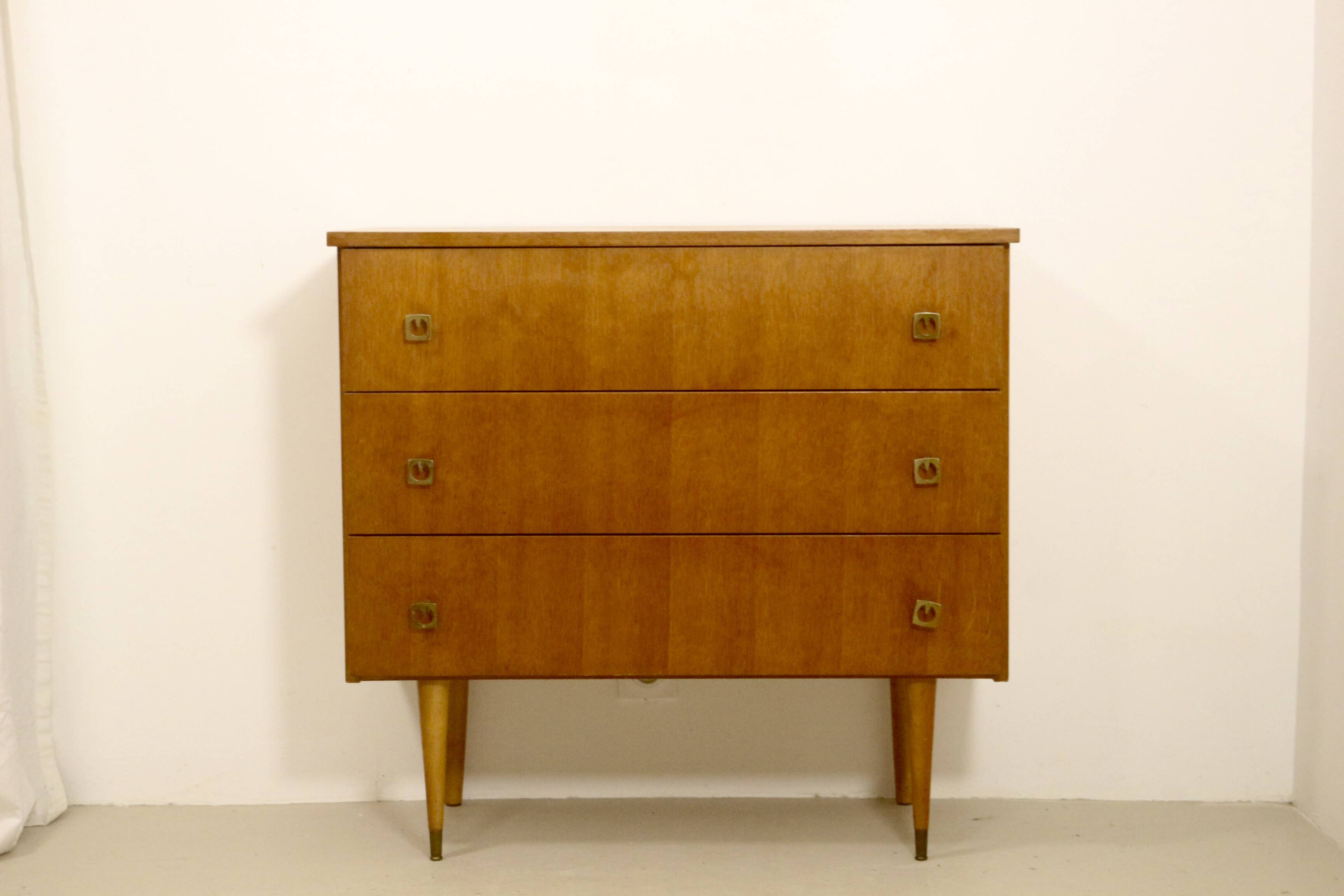 Scandinavian chest of drawers from the 60s, 3 drawers. Ref Romy