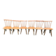 Chaises de bistrot rustique vintage Années 60
