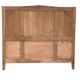 Tête de lit art déco bois brut 140cm