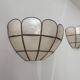 Paire d’applique vintage en nacre, France 1970