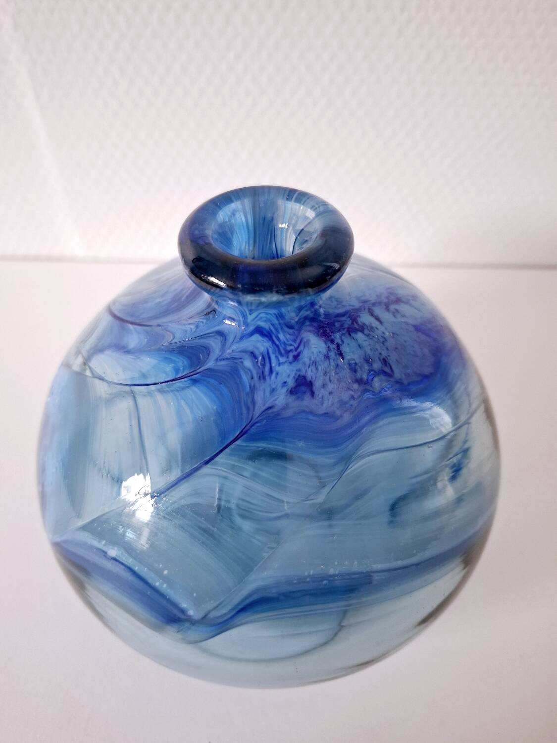 Allex 70s stamped ball vase