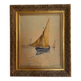 Tableaux aquarelles voilier