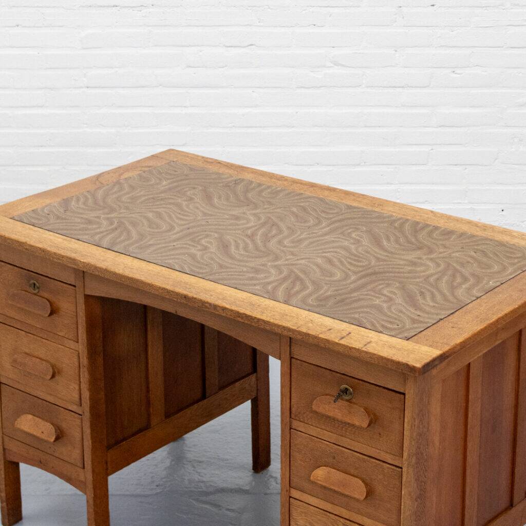 Dutch oak desk 1910s