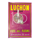 Poster Flower Festival Luchon 1988- Jacques Sourth.