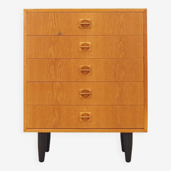 Ash chest of drawers, Danish design, 1960s, production: Denmark