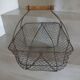 Old metal basket