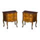 Louis XV Style Bedside Tables, France, 20th Century, Set of 2