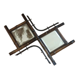 Double bamboo mirror