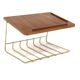 Étagère murale scandinave en teck, Suède 1960
