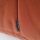 Ligne Roset Pair of 3-seater Togo sofas in rust velvet