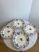 Assiettes plate Longchamp France, modèle Rouennais
