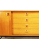 Enfilade en teck miel, 1960