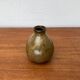 Mid-century German minimalist studio pottery vase by Gudrun Friedrich, Rügen.