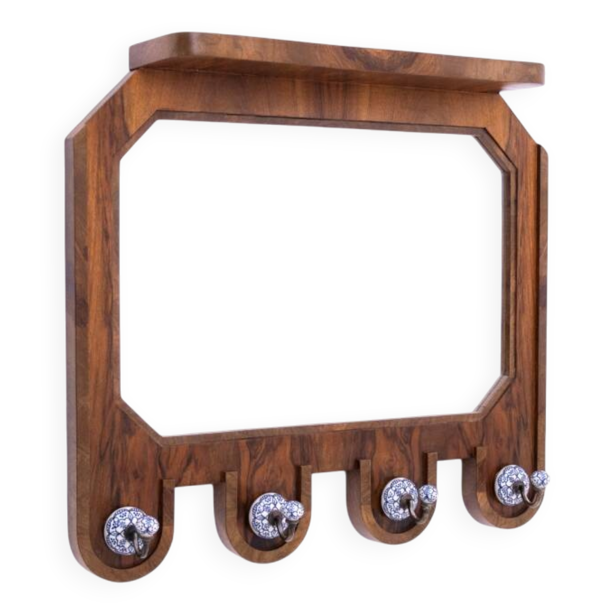 Small Art Deco dressing room with mirror, Poland, 1940s.