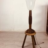 Brutalist art deco lamp