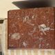Art Deco period bedside table with marble top