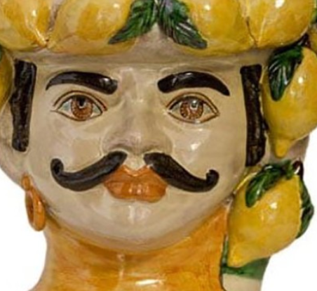 Lemon vase little man
