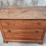 Antique chest of drawers in solid oak