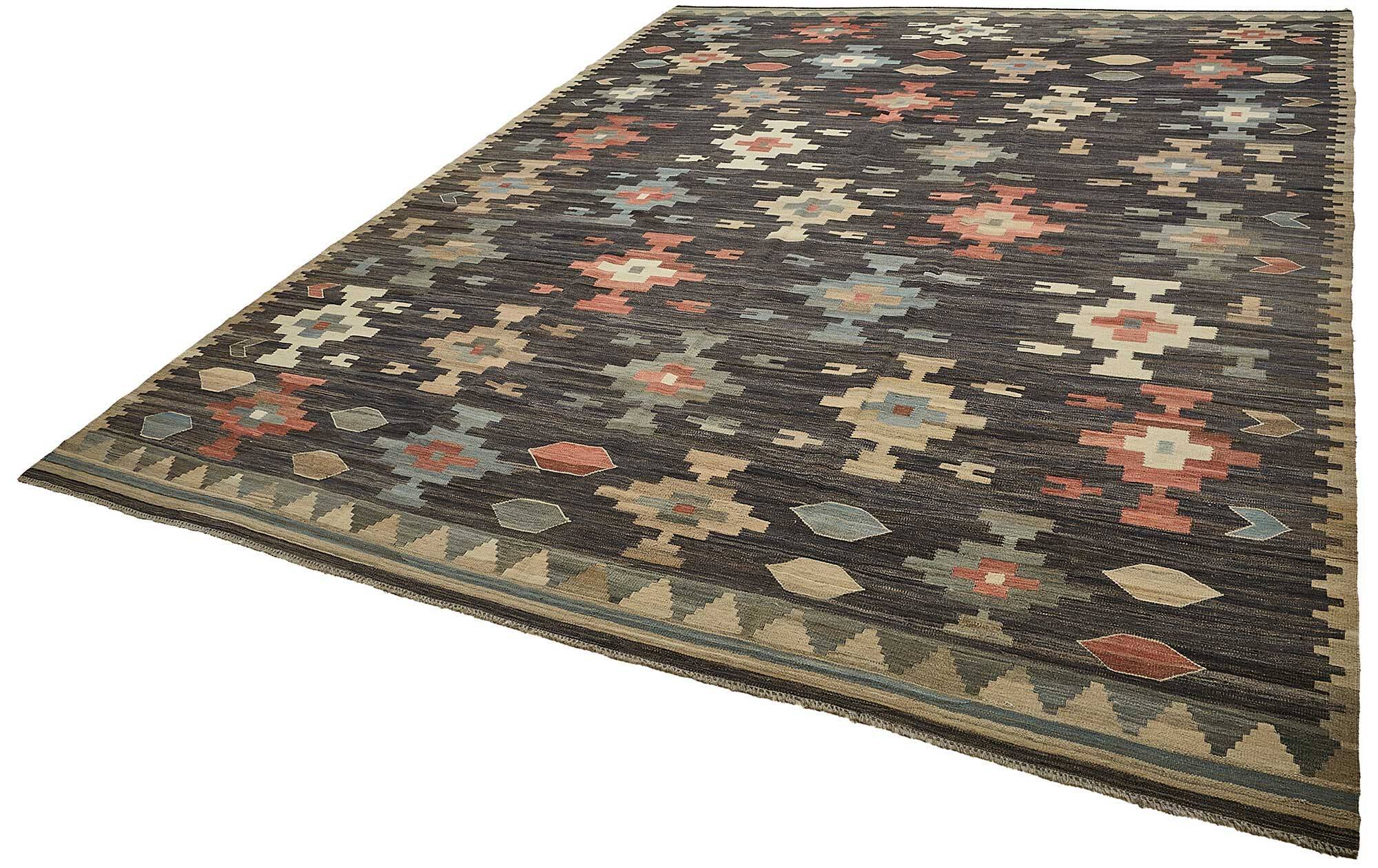 Contemporary Tribal Decorative Kilim 306 cm x 430 cm