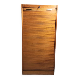 Scandinavian teak curtain cabinet