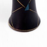 Vintage vase with geometric decorations 1970