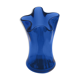 Vase étoile en verre bleu