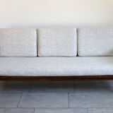 Bench and 2 Scandinavian armchairs 60s