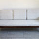 Bench and 2 Scandinavian armchairs 60s