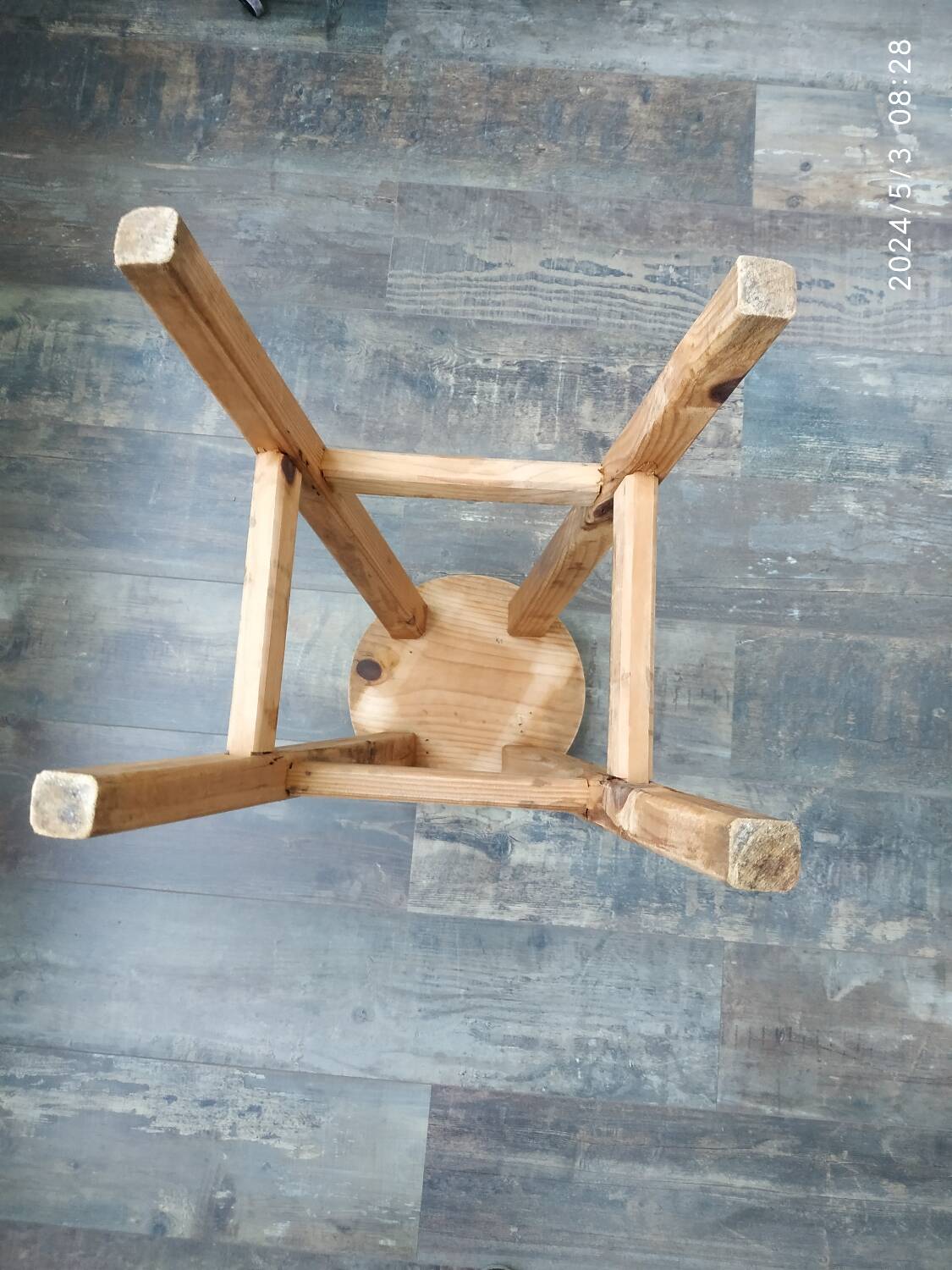 Wooden stool