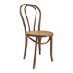 Chaise bistrot en bois courbé et cannage - mid. XXéme
