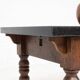 Console en chêne et pierre français antique, 1880