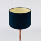 Vintage danish brass and rosewood floor lamp, 1960s.