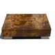 Table Basse Vintage Guy Lefèvre - Laque Écaille & Métal (Années 70)