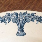 Assiette piédouche Longchamp circa 1930