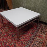 Table basse chromé vintage design 70
