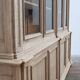 Large glass-fronted oak library – 19th century