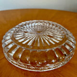 Vintage molded glass empty pocket cups