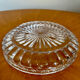 Vintage molded glass empty pocket cups