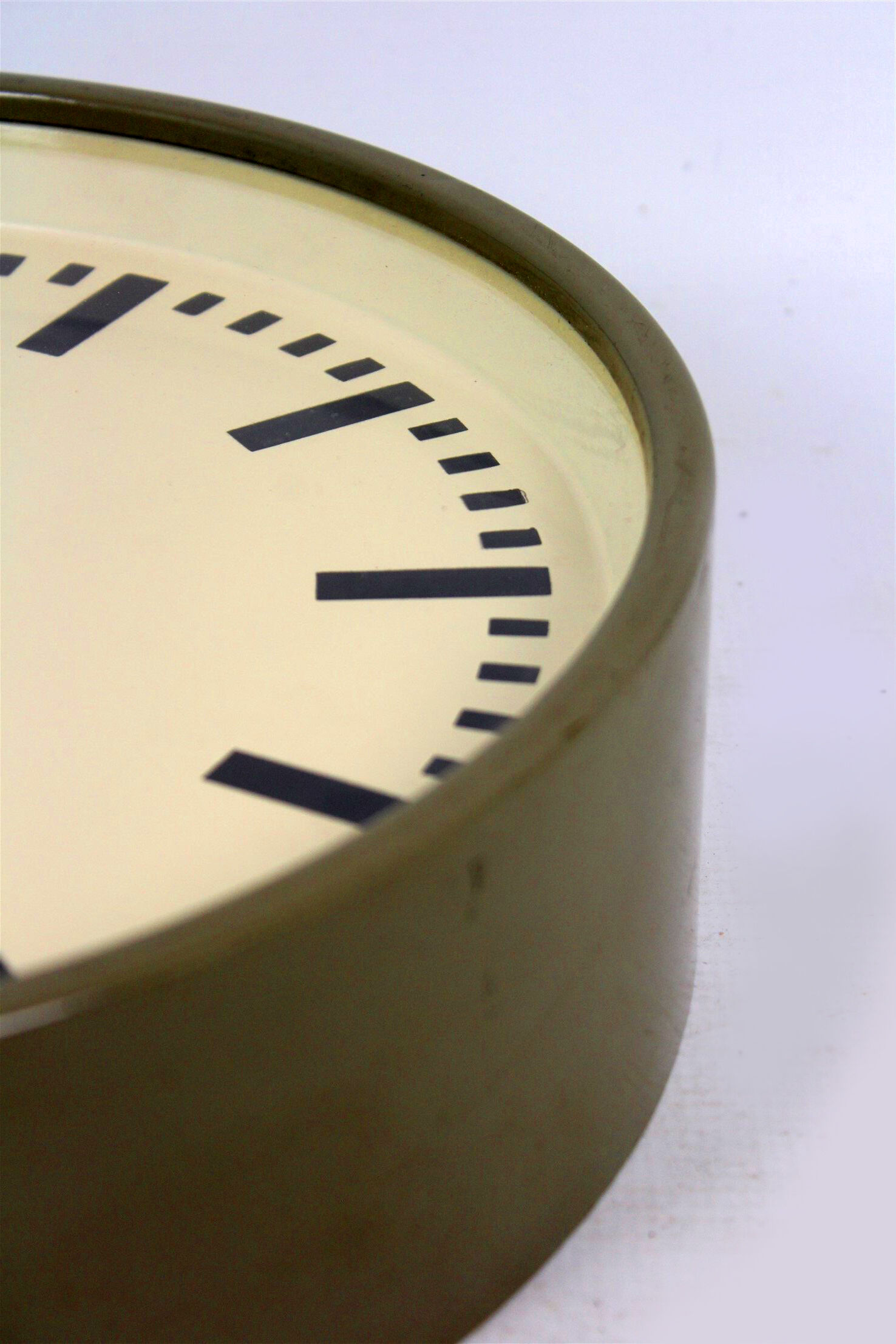 Industrial railway clock by Pragotron, 1960s
