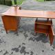 Desk Jacques Hauville 1960 bema and enfilade desk