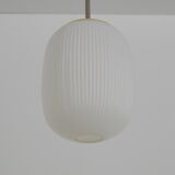Suspension en verre du milieu du siècle années 1950