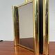 Smoked mirror lamp brass 1970s