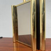Lampe miroir fumé laiton années 70